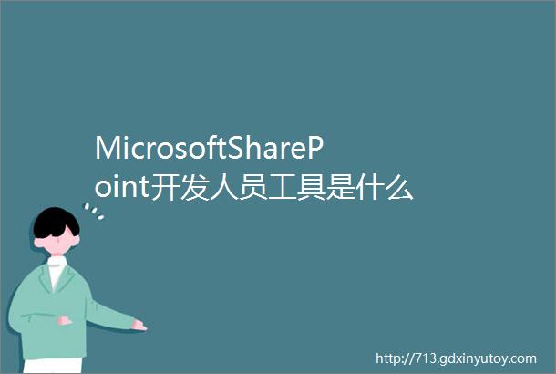 MicrosoftSharePoint开发人员工具是什么